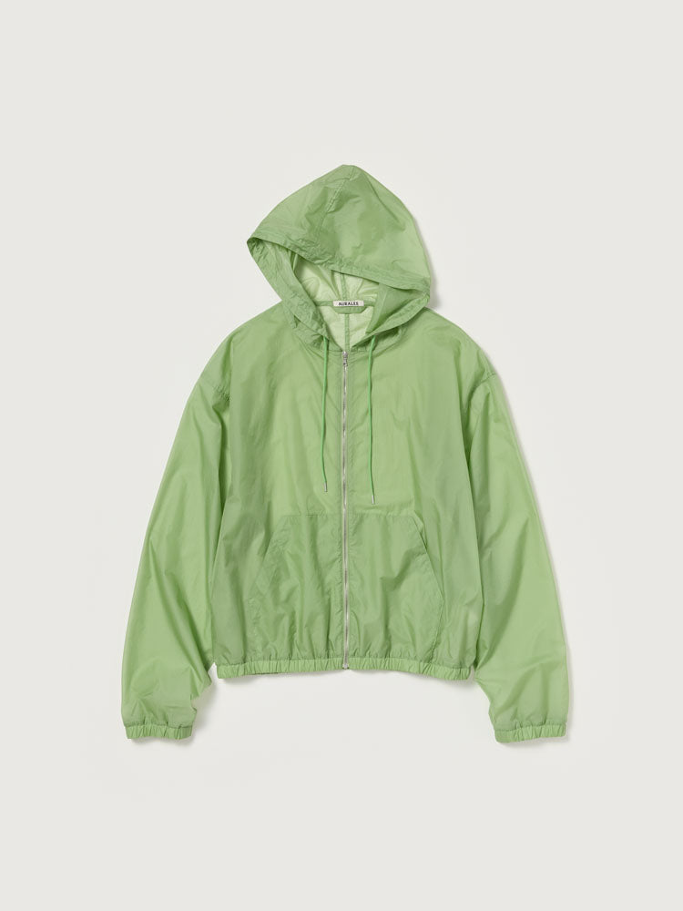 SHEER NYLON RIPSTOP HOODED BLOUSON