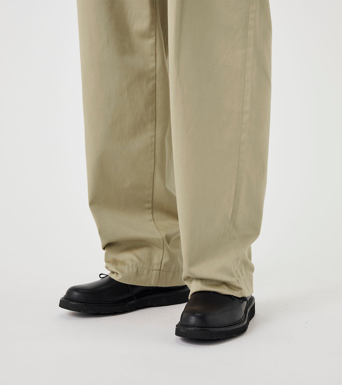 Double Pleated Chino Pants