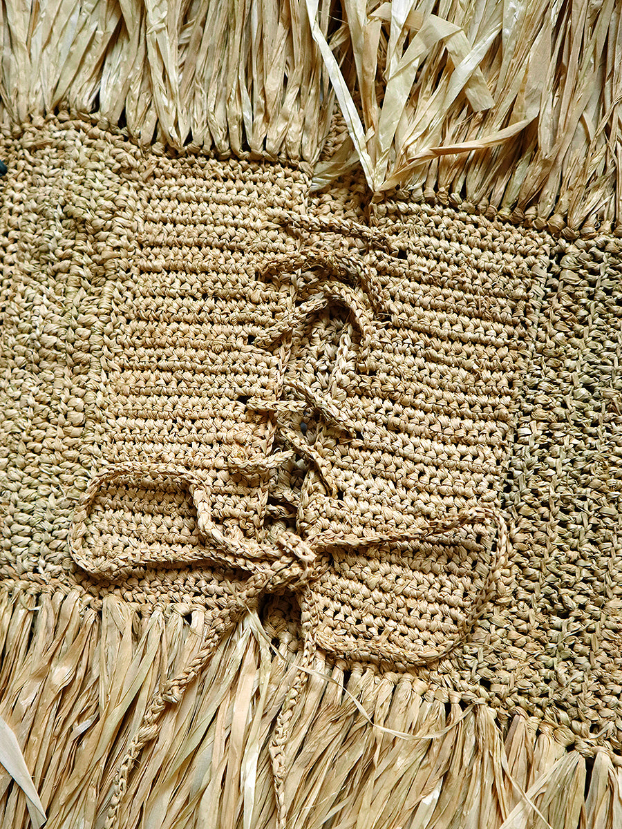 Raffia Basket Fringe Corset