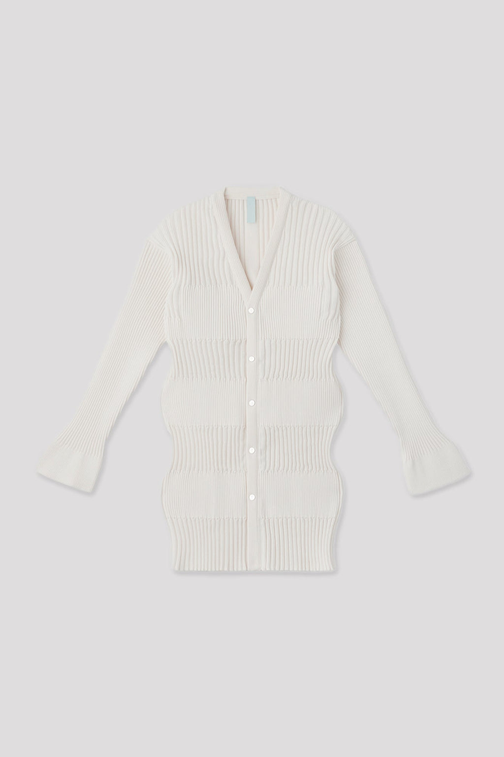 FLUTED LONG CARDIGAN