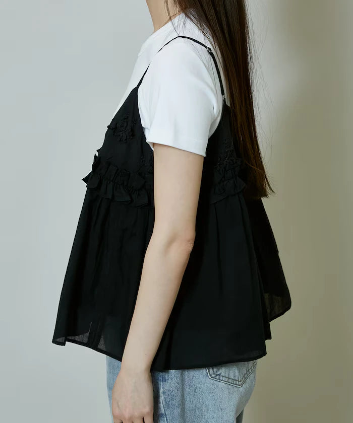 Floral Embroidery Detail Camisole Bustier Limited Edition