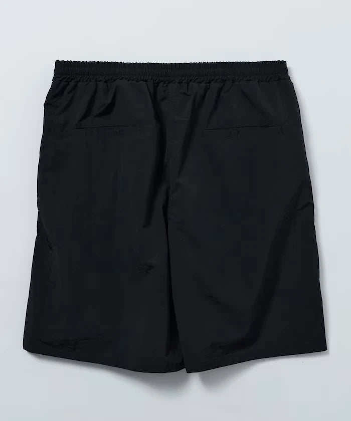 Nylon Medium Length Baggy Shorts