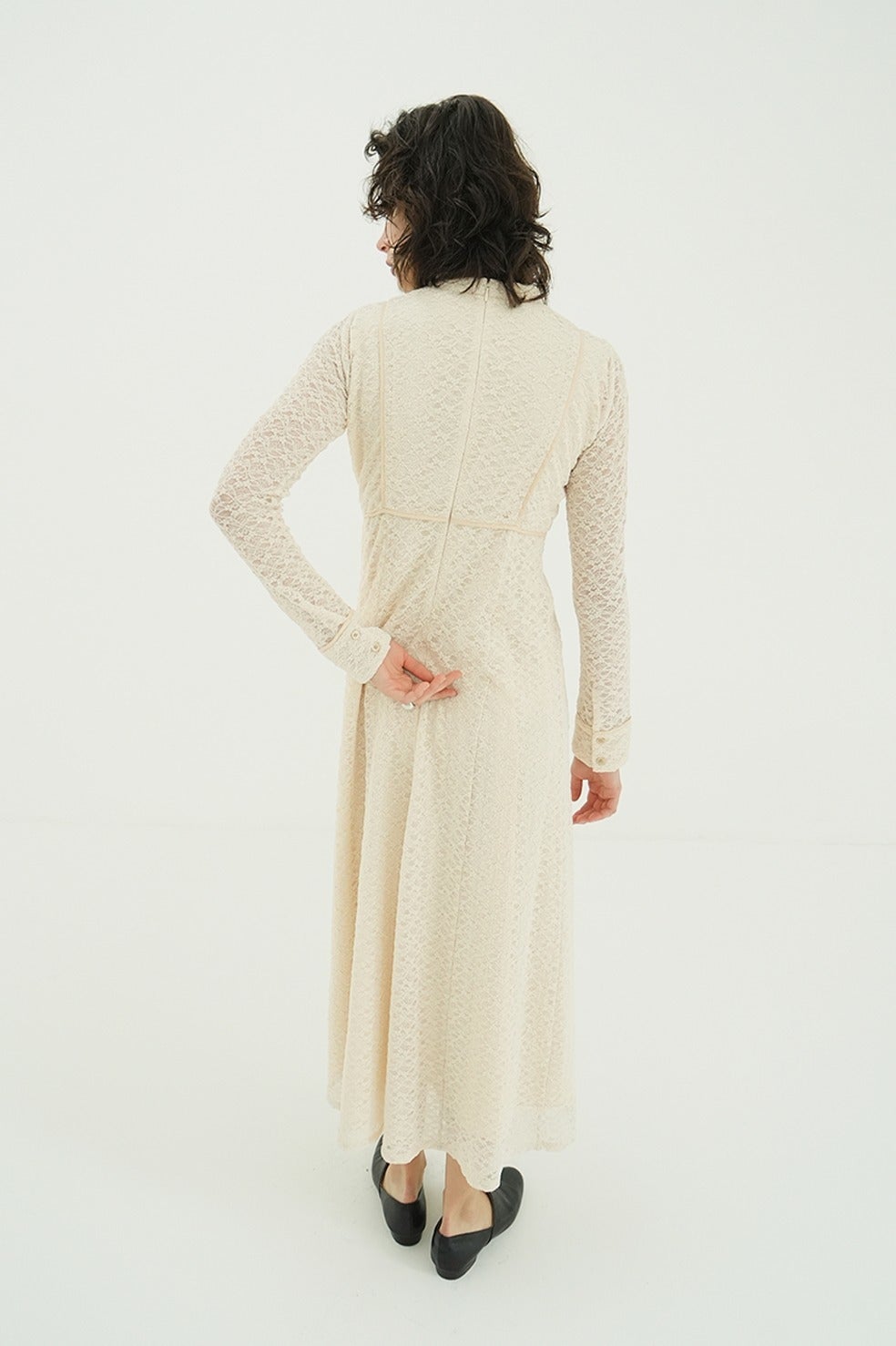 PIPING LINE LACE ONE PIECE