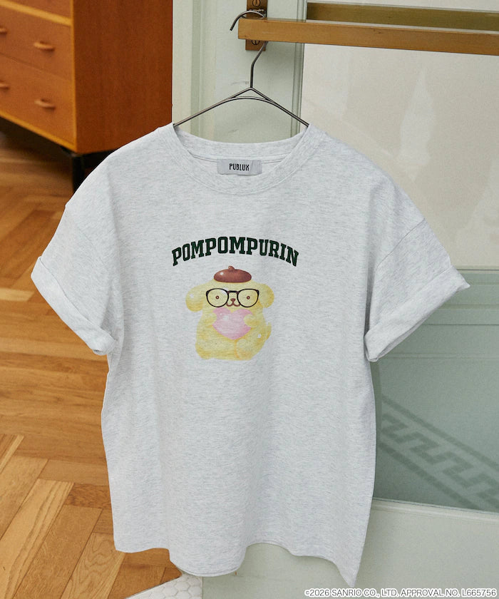"SANRIO CHARACTERS" College Style Printed T-Shirt Limited Edition