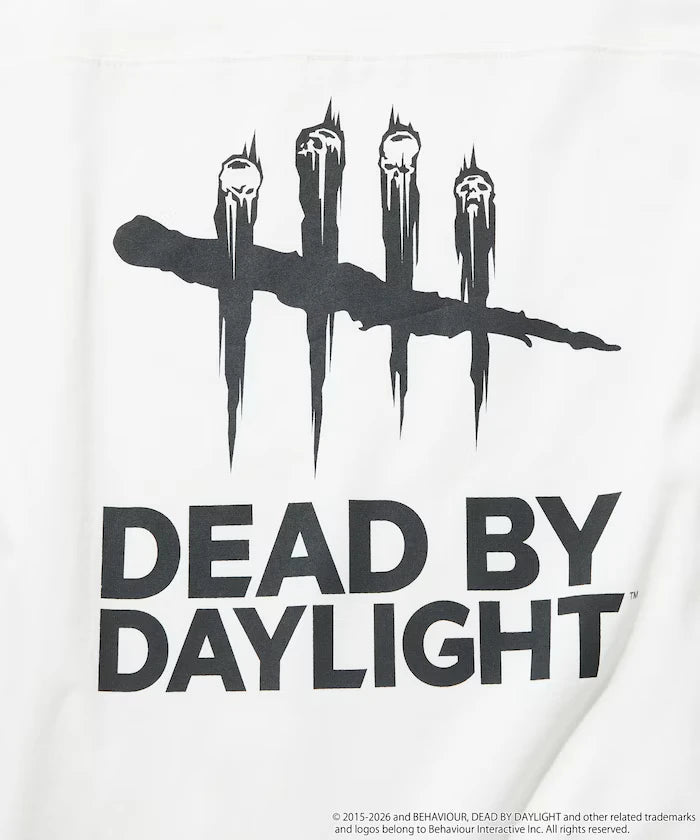 Dead By Daylight Exclusive Big Logo Hemmed Code Football T-Shirt