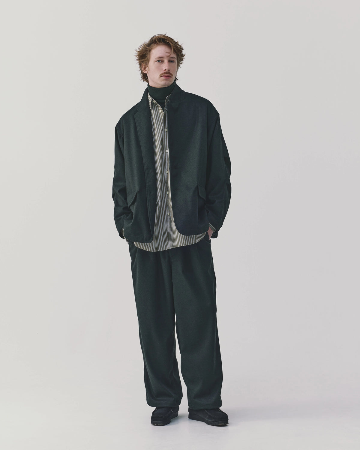 TECH LOOSE 2B JACKET FLANNEL