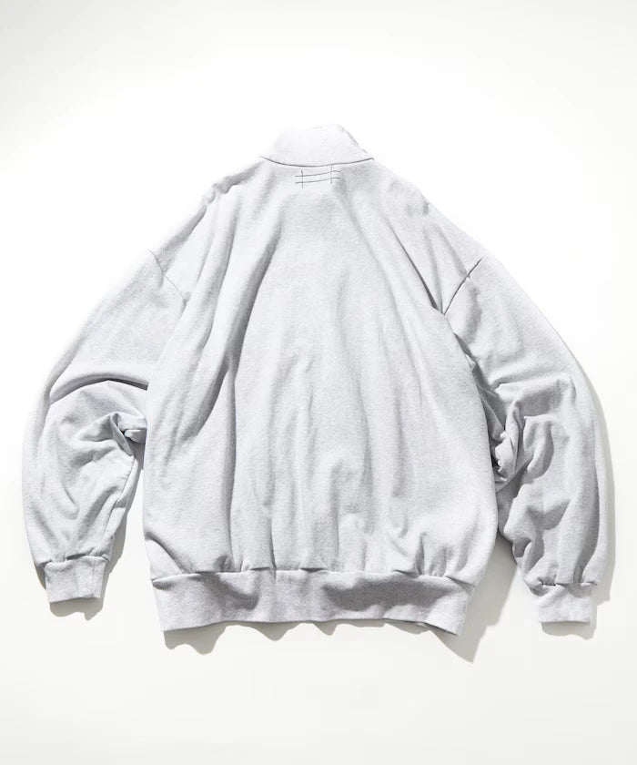 Heavy Weight Jersey Thermal Lined 3/4 Zip Cadet Collar Shirt