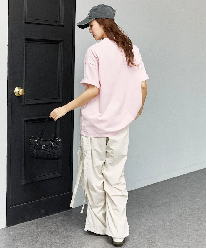 <Functional Material> MAGAZINE Cat Photo T-Shirt Limited Release