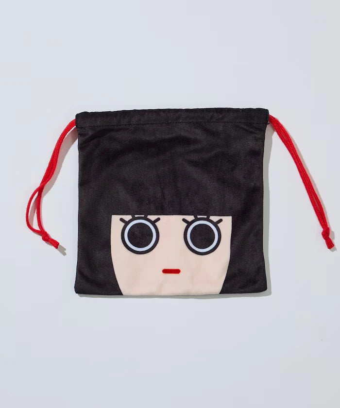 Avant Gardey Bobbed Pattern Drawstring Pouch