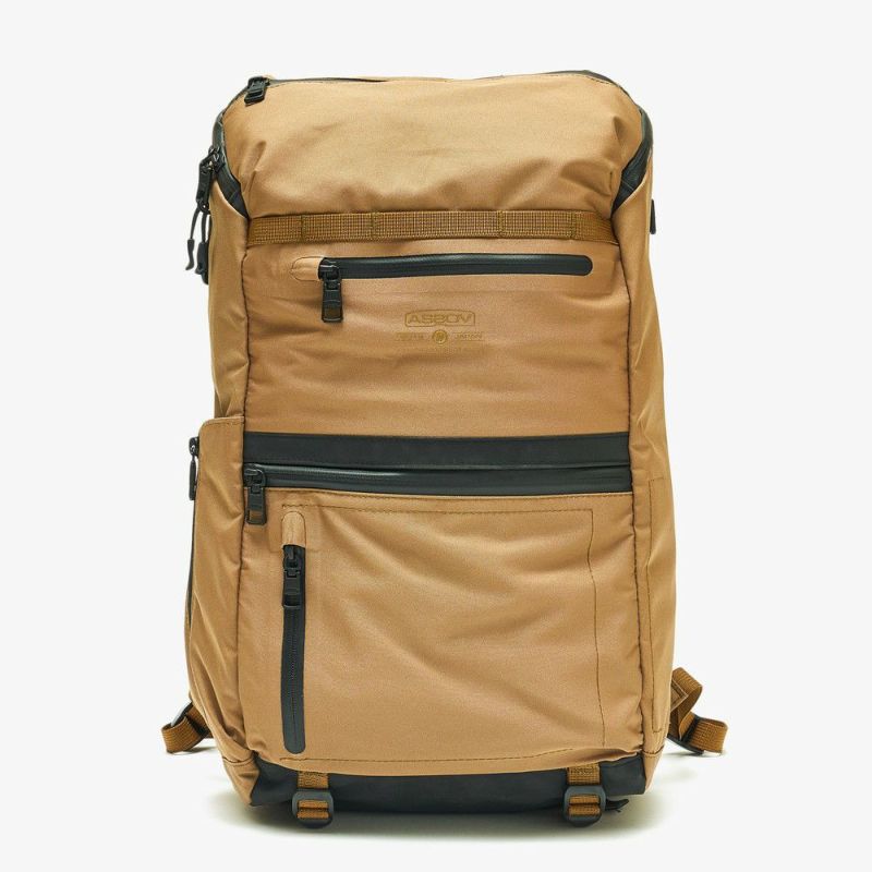 WATER PROOF CORDURA 305D ROUND ZIP BACKPACK/KHAKI