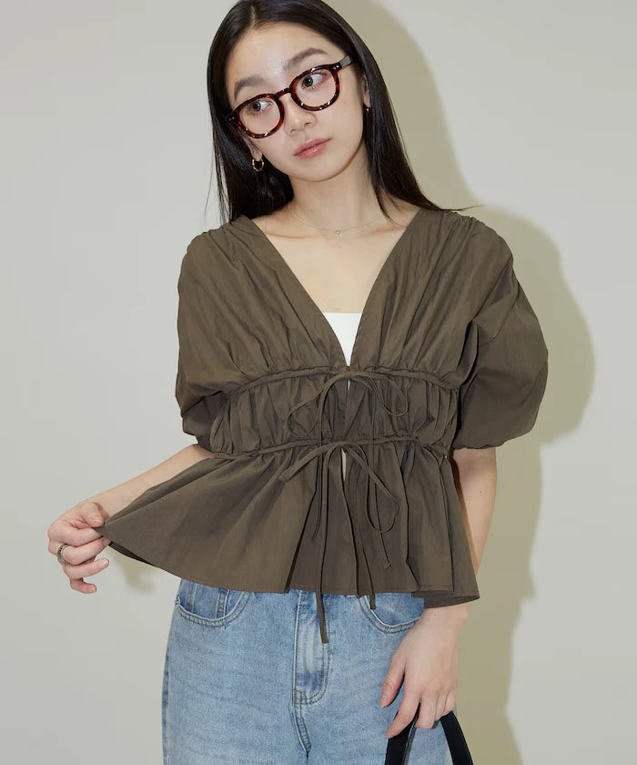 2WAY Shirring Blouse Limited Edition