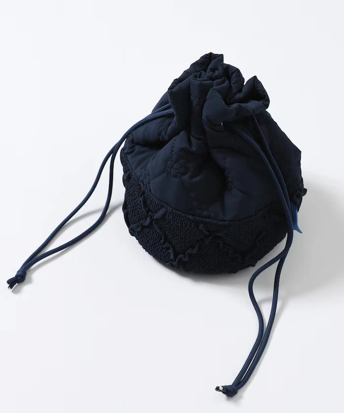 Flower Quilt Patchwork Drawstring Bag
