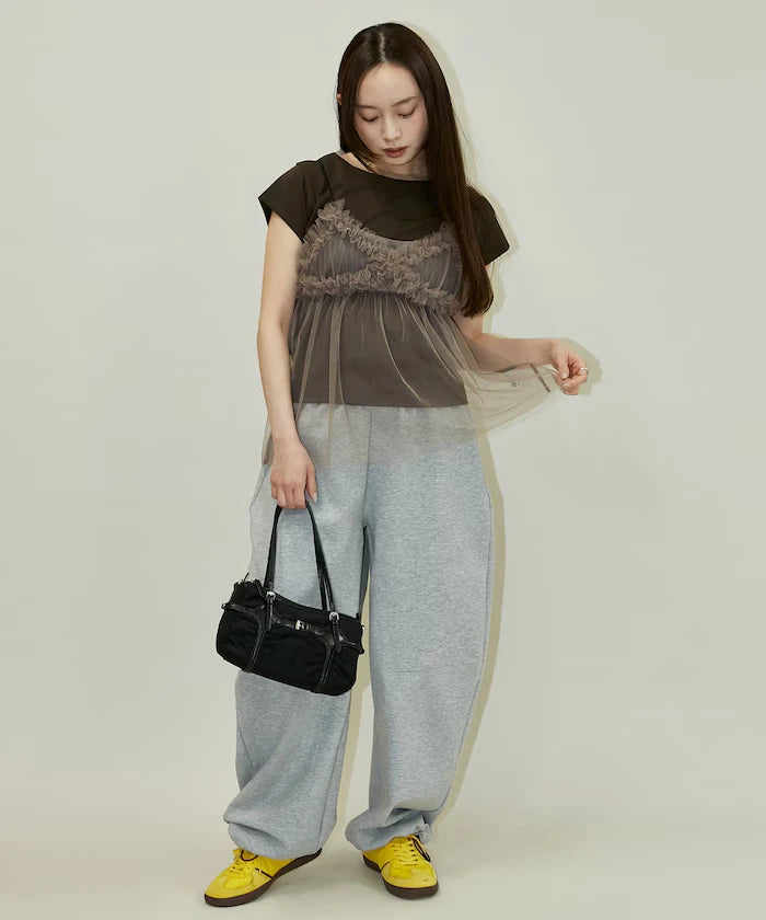 Tulle Bustier T-shirt Set Limited Edition