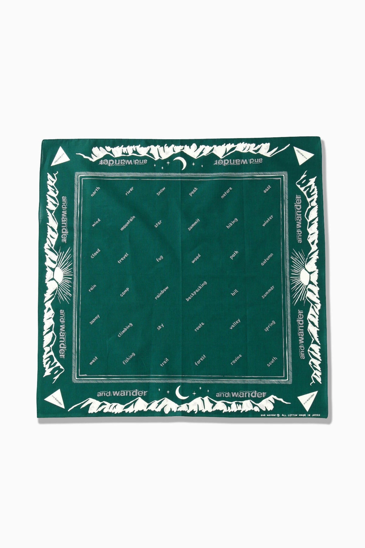 reflective words bandanna