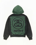 LINK SPORT ZIP HOODIE GARMENT DYED