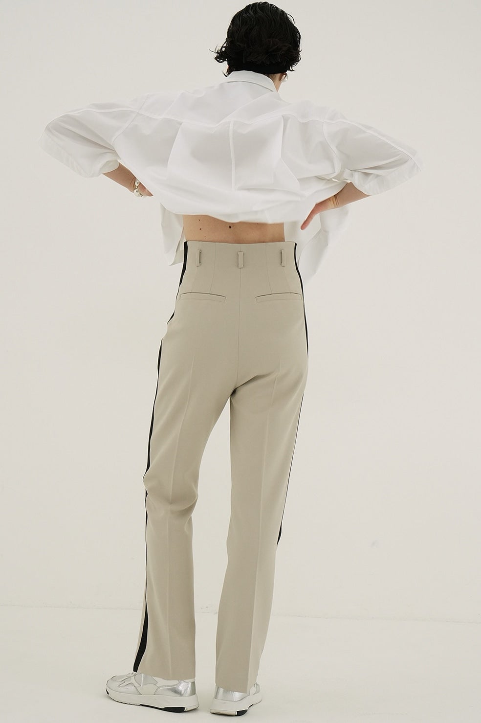 HIGH WAIST SIDE LINE PANTS