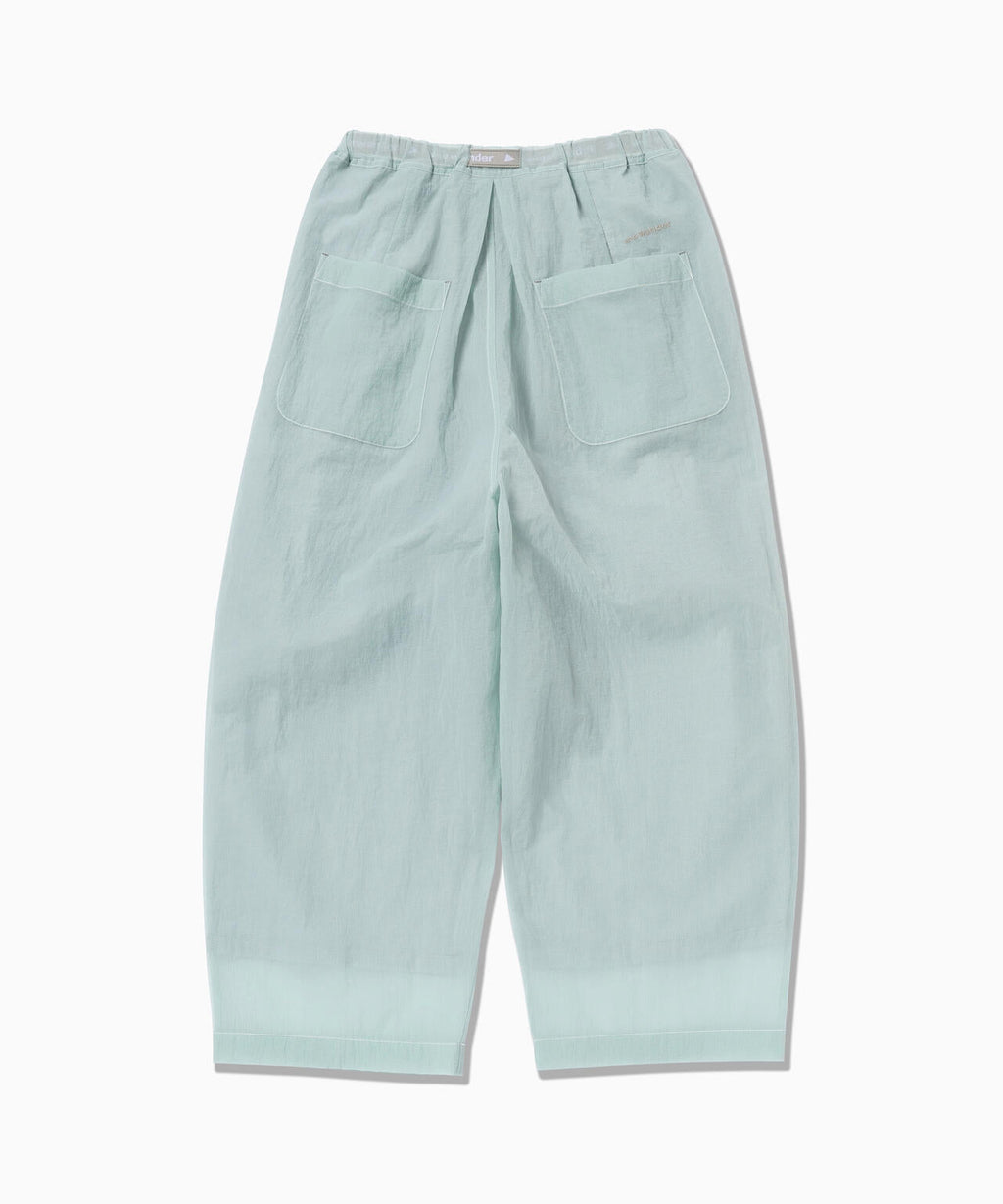 sheer ripstop sarouel pants (W)