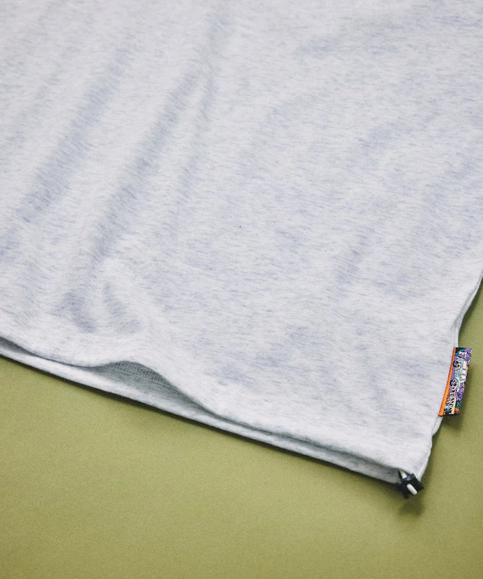 FREAK'S STORE for BEACH & FES Relax Fit One Point Logo Spindle Henley Neck Long Sleeve T-Shirt