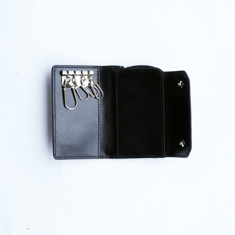 UNBYSTORE×AS2OV LEATHER MOBILE WALLET KEY CASE/BLACK