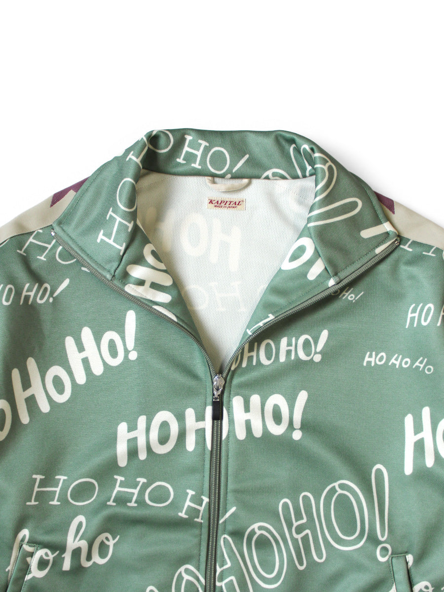 Smooth Jersey HOHOHO Pattern Track Jacket