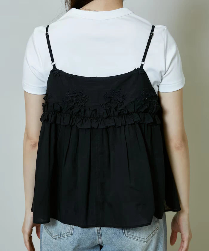 Floral Embroidery Detail Camisole Bustier Limited Edition