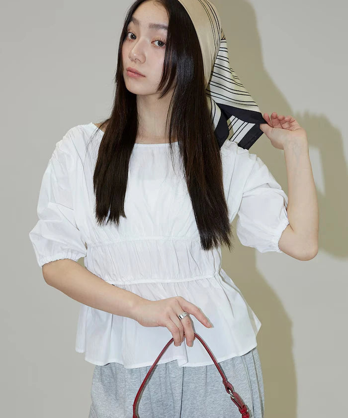 2WAY Shirring Blouse Limited Edition