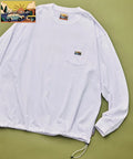 FREAK'S STORE for BEACH & FES Relax Fit One Point Logo Spindle Long Sleeve T-Shirt