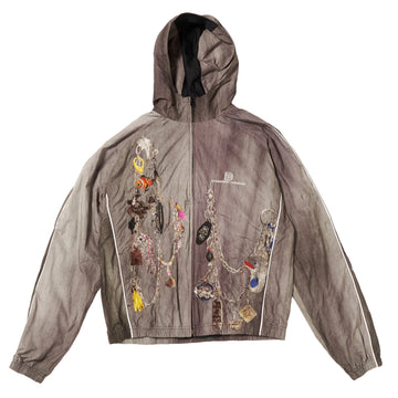 EMBROIDERED CHAIN TRACK JACKET