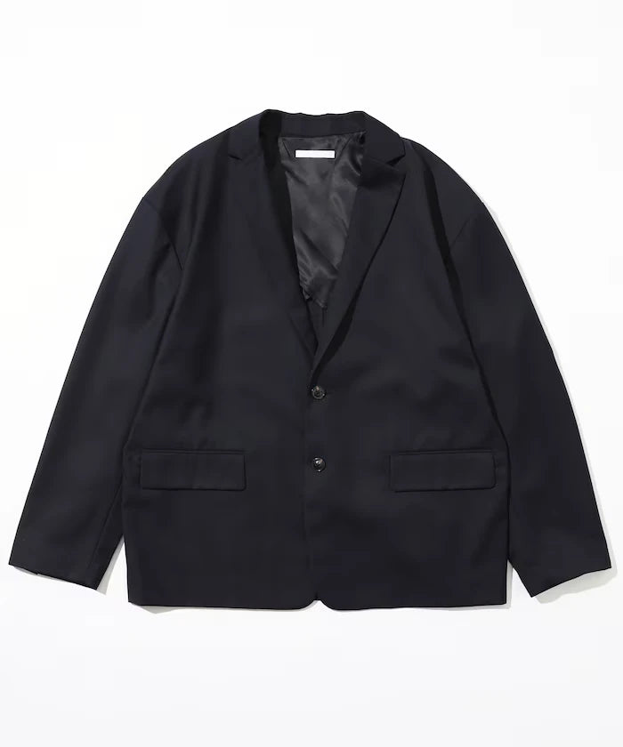 Sleeve-Contrast Tailored Jacket / Relaxed Fit