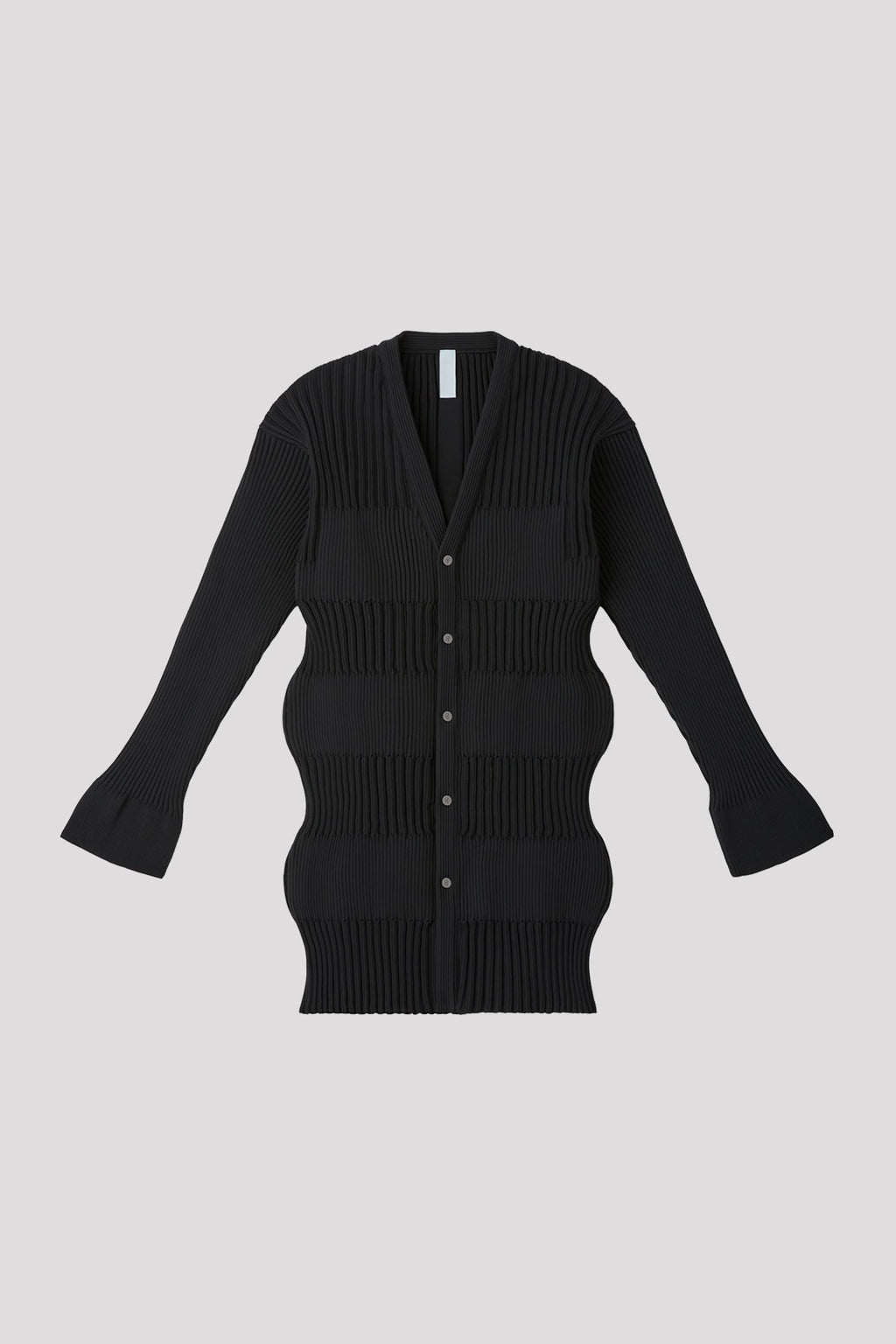FLUTED LONG CARDIGAN