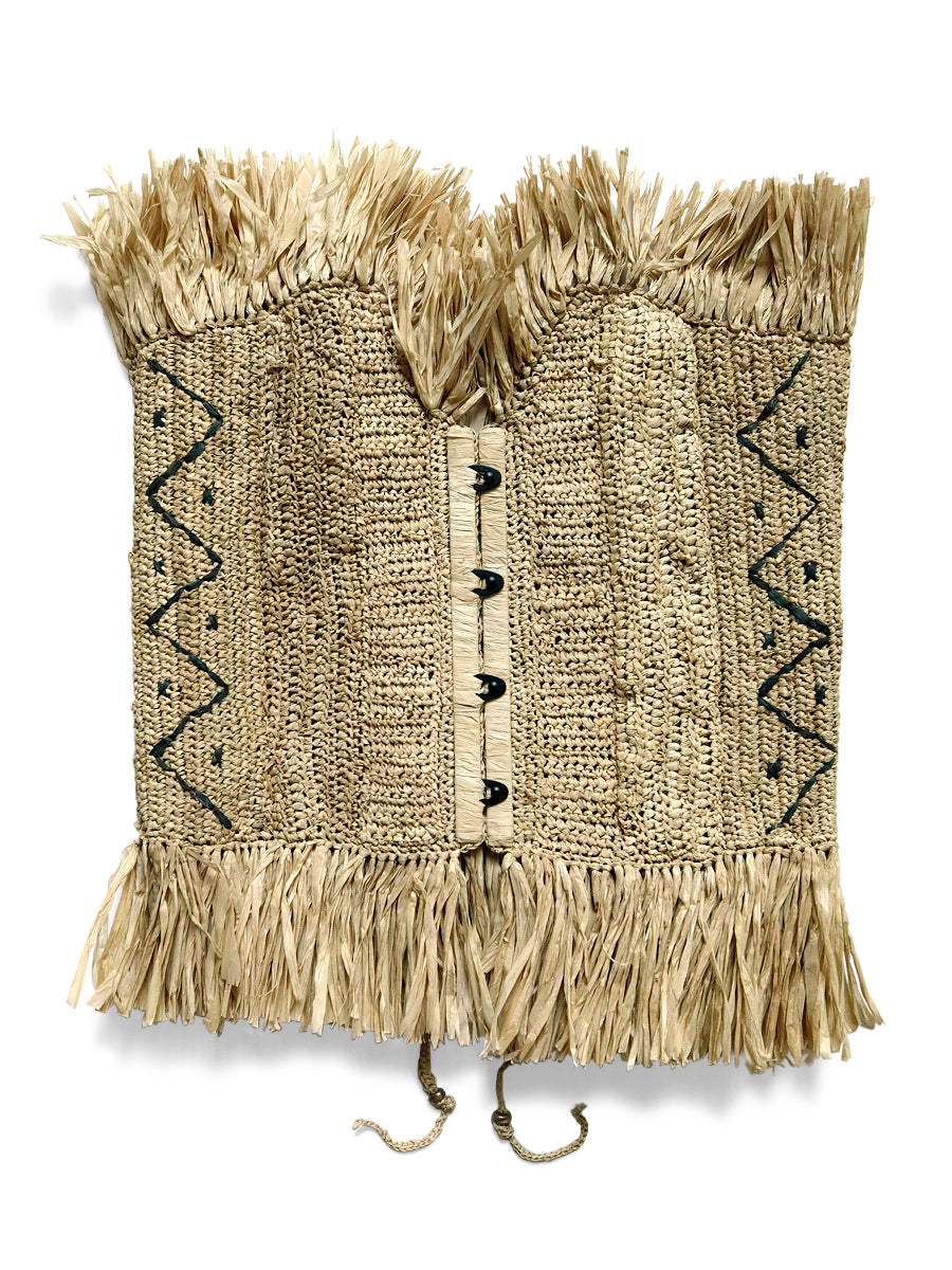 Raffia Basket Fringe Corset