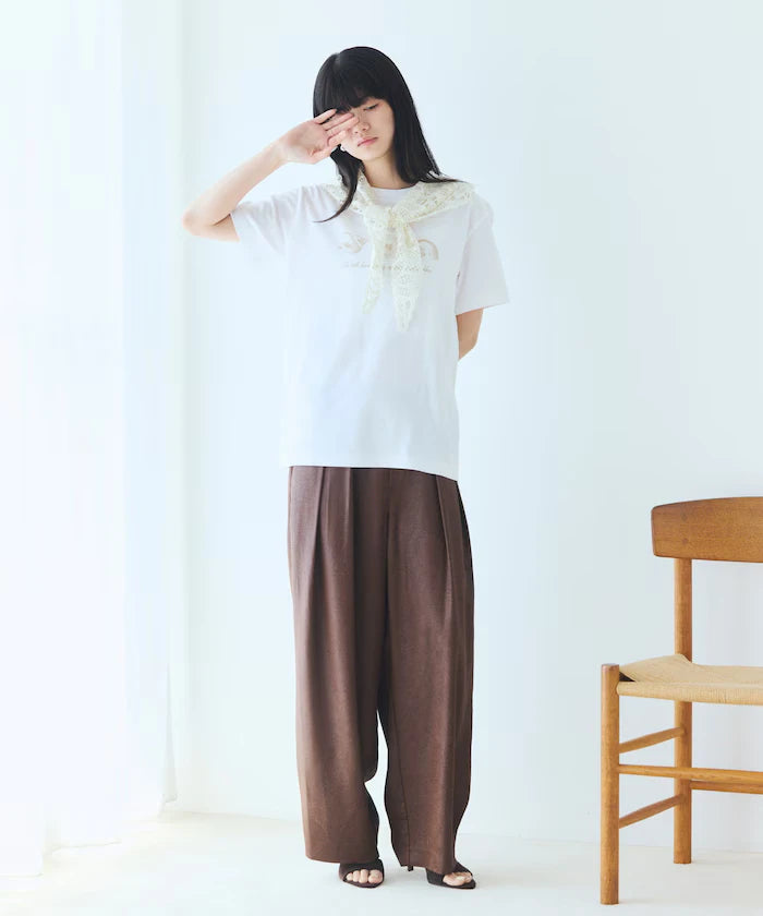 Comfortable Shell Print Crew Neck T-Shirt