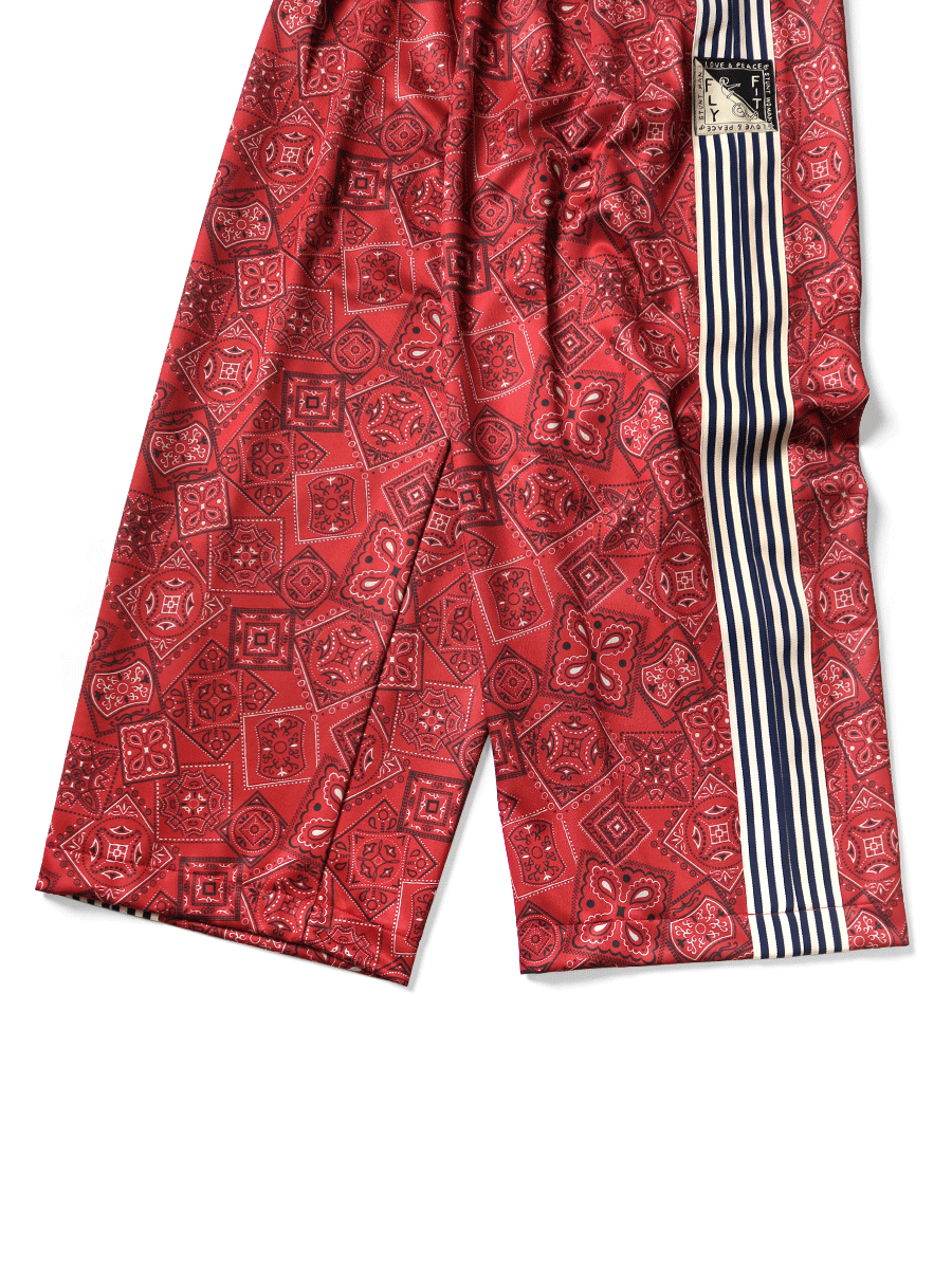 Smooth Jersey COOKIE Bandana Pattern Baggy Trouser...