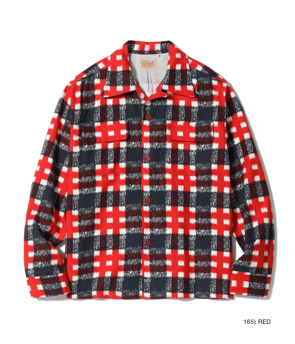 Mid 1950s Style Flannel Sports Shirt “PLAID”