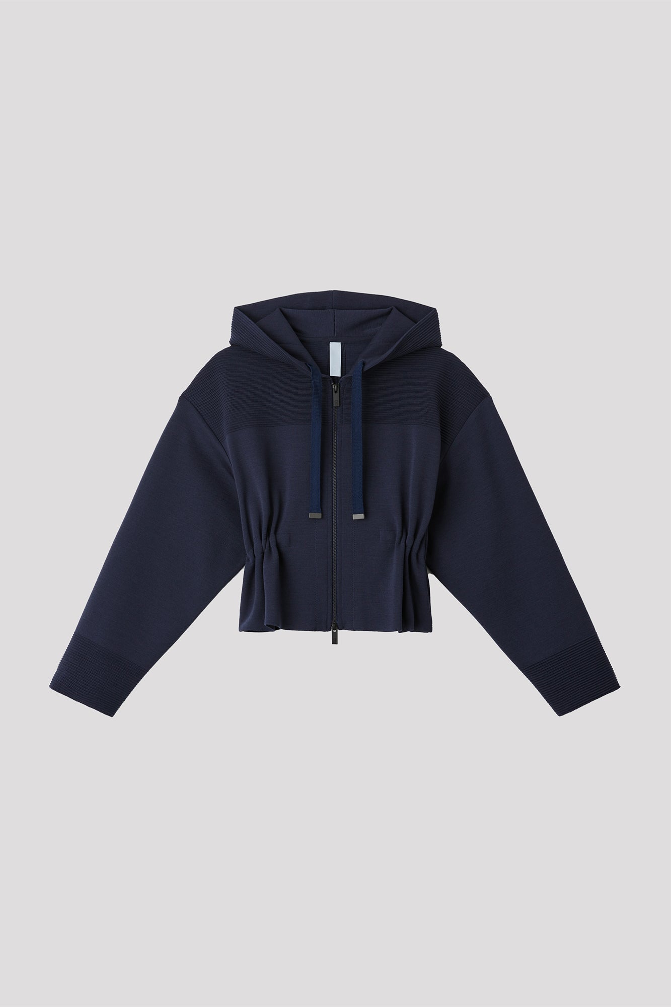 TW MILAN RIB CROPPED HOODIE