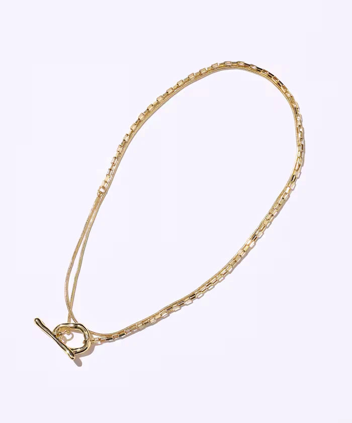 Double Chain Mantle Necklace