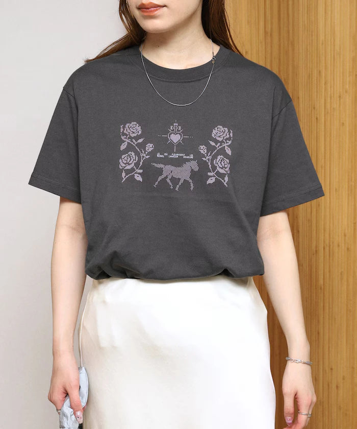 Organic Cotton Dot Graphic T-Shirt