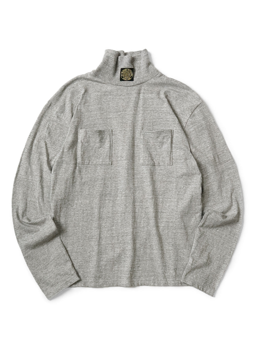 TOP Tenjiku High Neck Pocket Long T