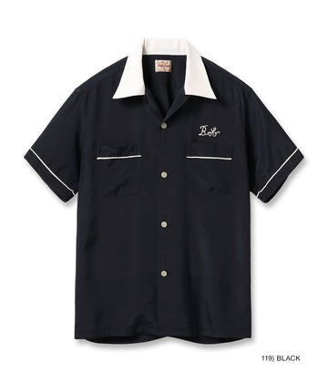 RAYON BOWLING SHIRT “PIPING”