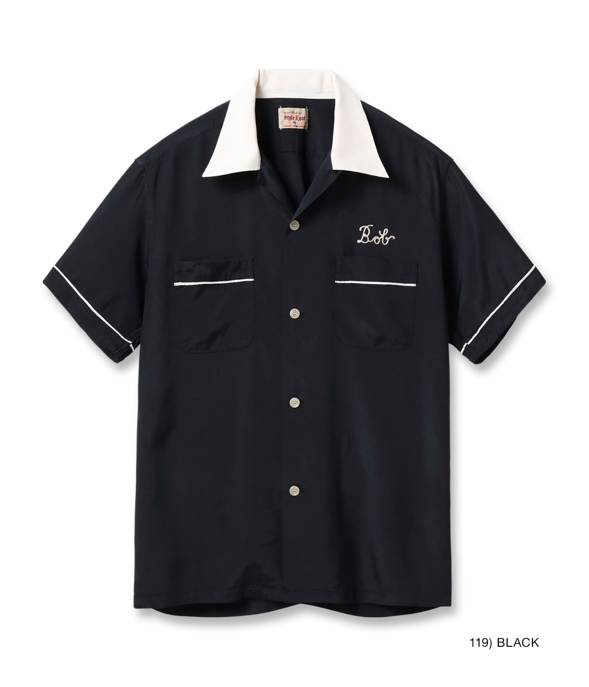 RAYON BOWLING SHIRT “PIPING”