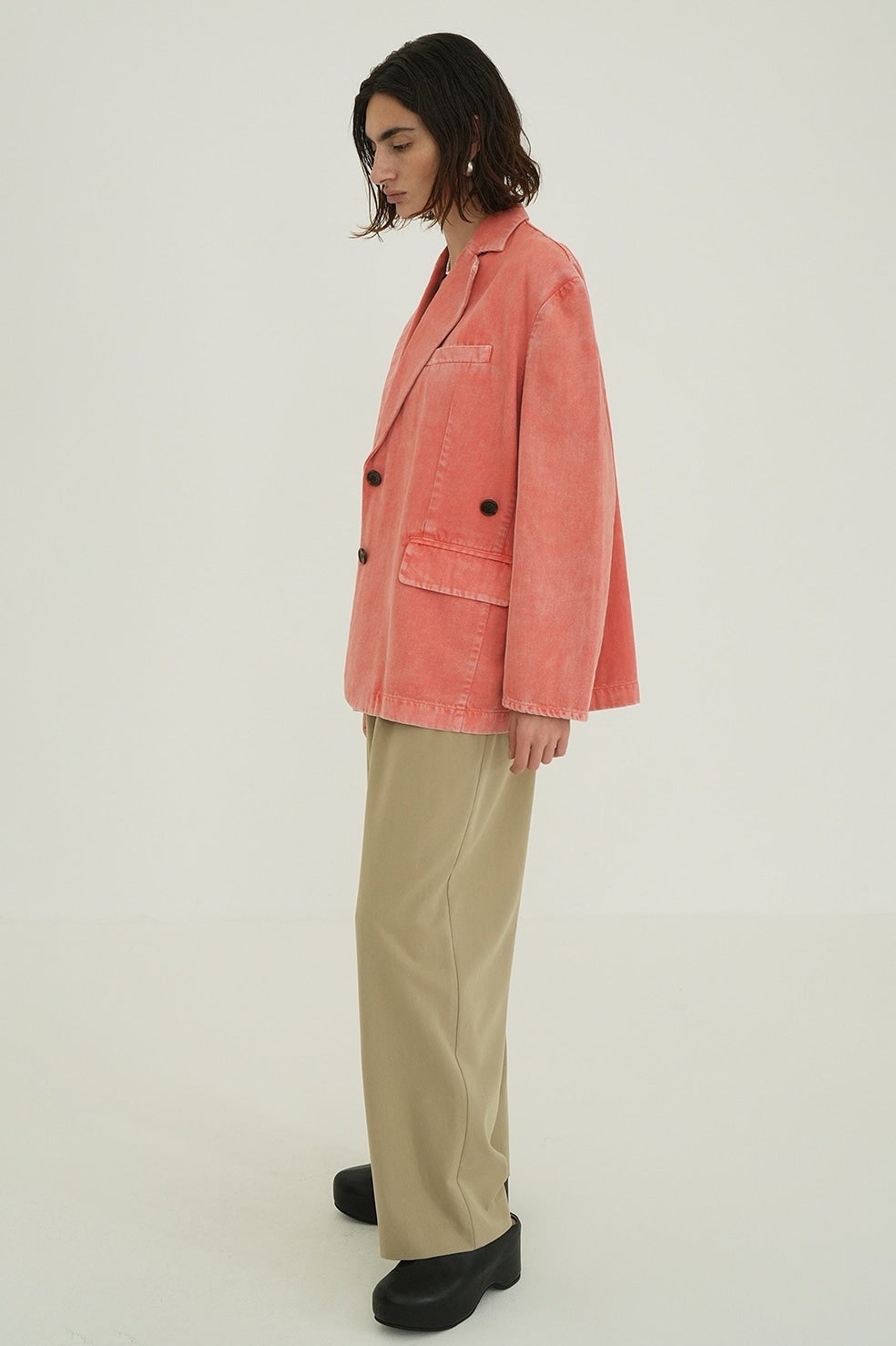 FADED COLOR TAILORED JACKET