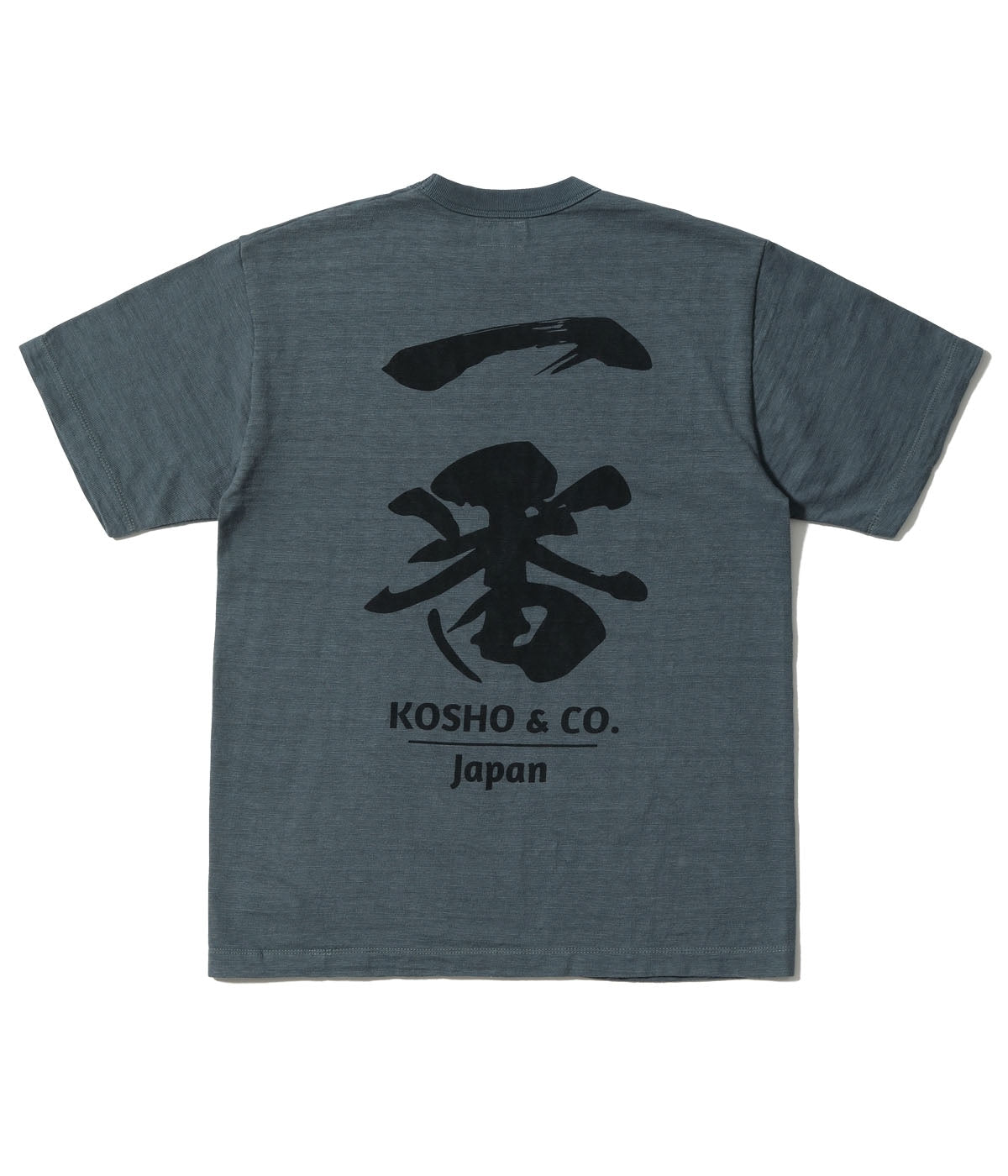 KOSHO & CO. SLUB YARN T-SHIRT "Ichiban"