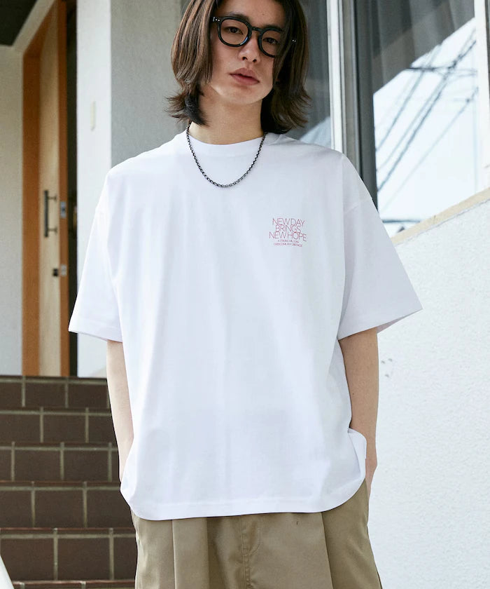 Love Pop Studio New Day Typography T-Shirt