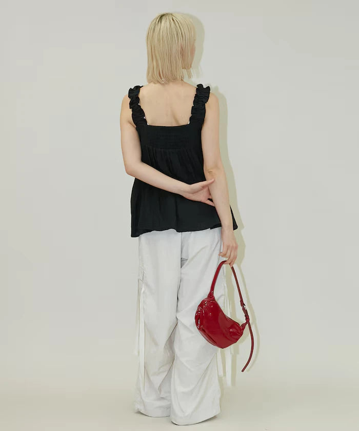 Double Gauze Gathered Camisole Blouse Limited Edition
