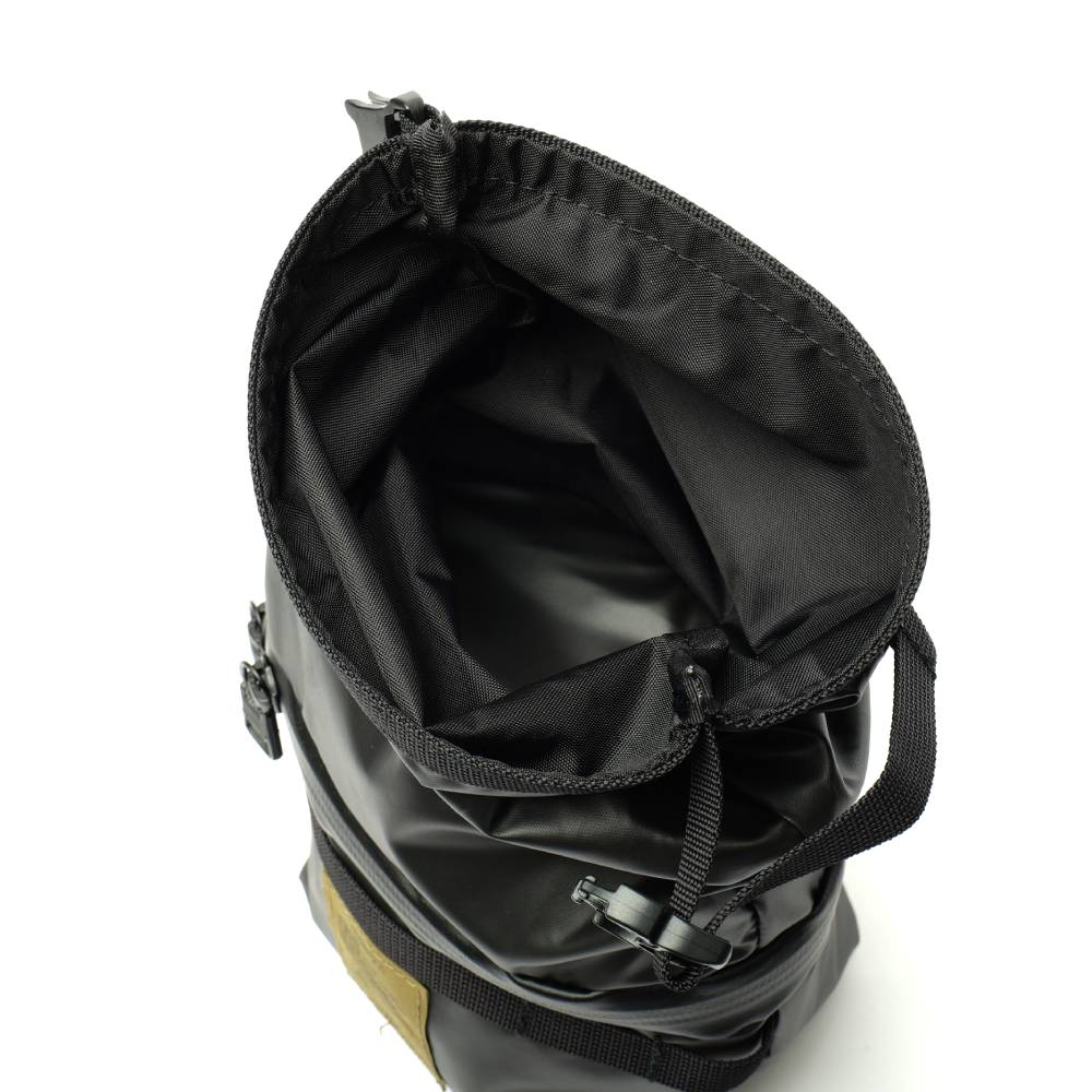 NYLON POLYCARBONATE 2ROOM POUCH sizeS/ BLACK