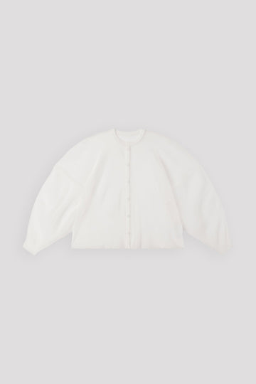 CASCADES LUCENT STAND COLLAR LONG SLEEVE SHIRT