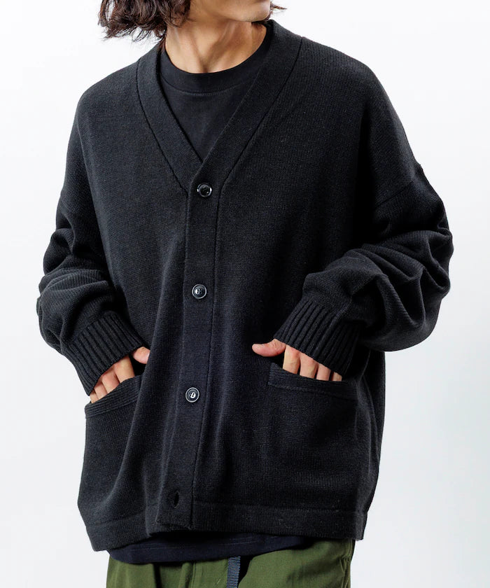 Relaxed Fit Easy Care Washable V-Neck Cardigan