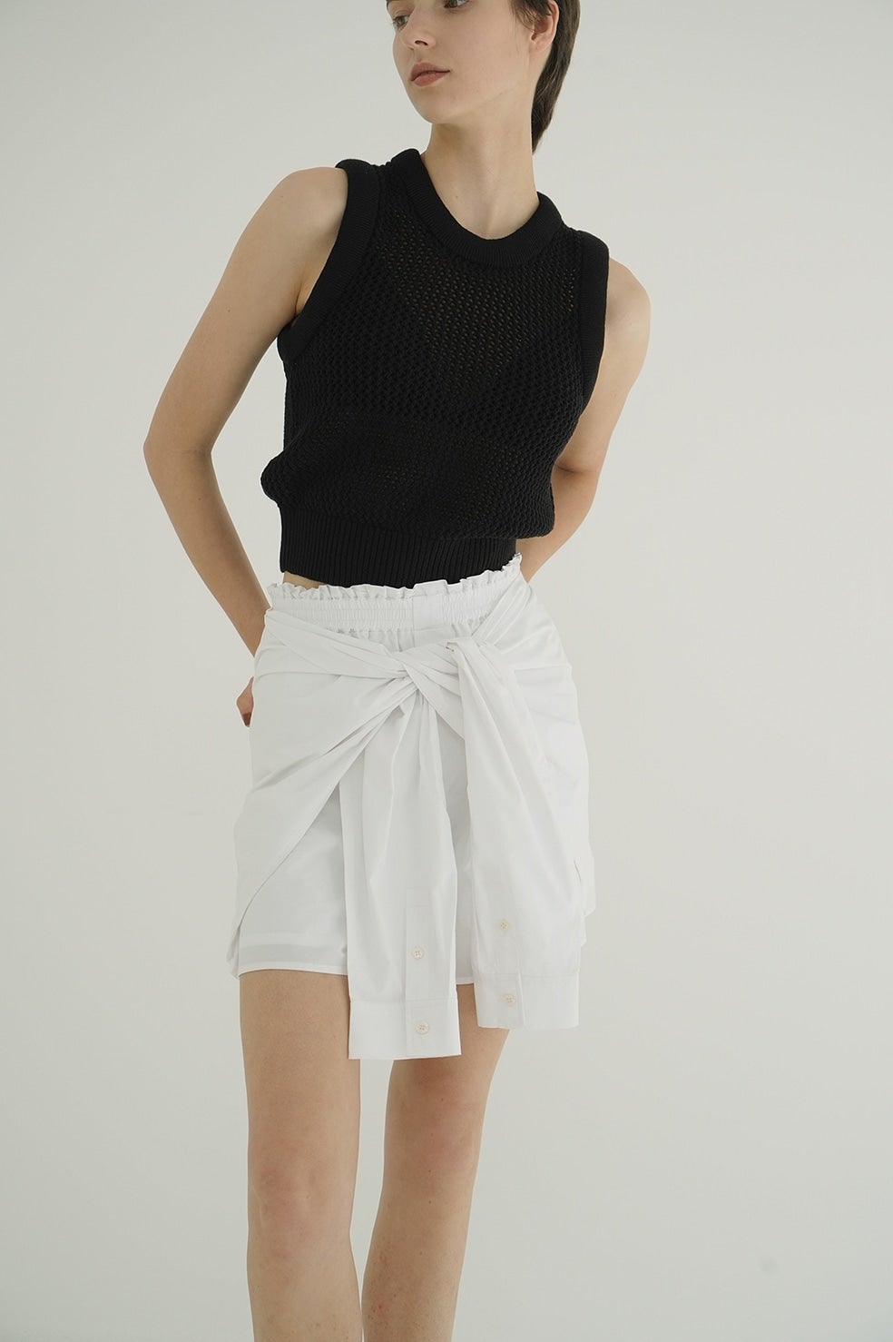 SHIRT DETAIL SHORT PANTS