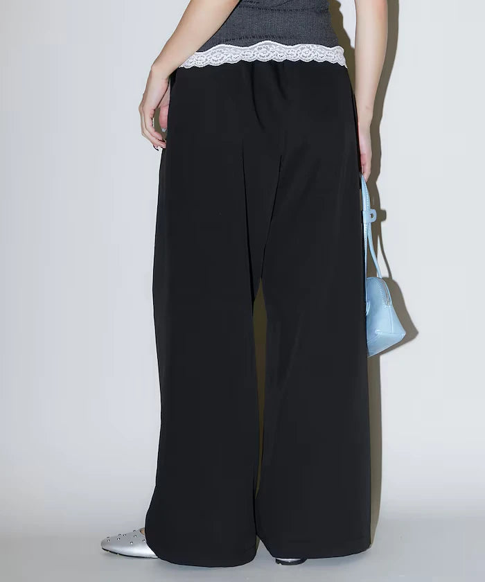 2-pleat slacks pants limited edition