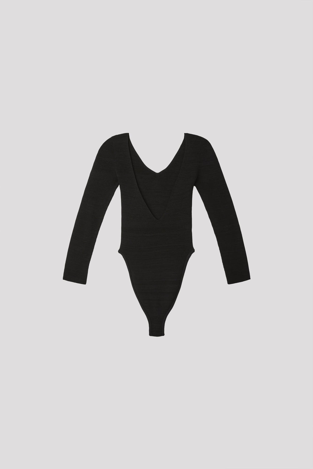RIB LONG SLEEVE BODY SUIT